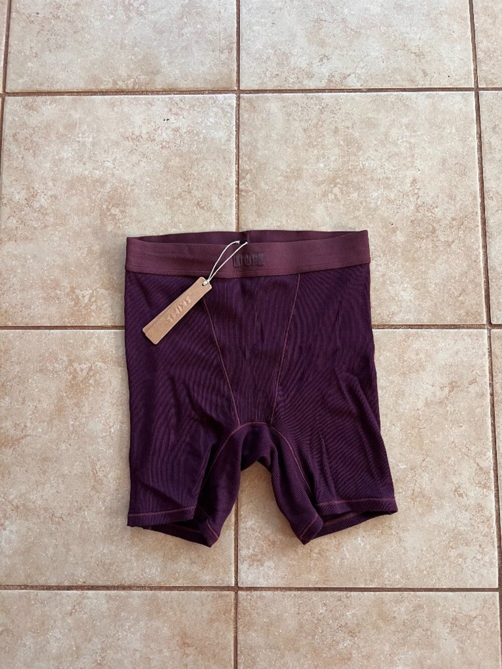 Skims cotton rib boxer